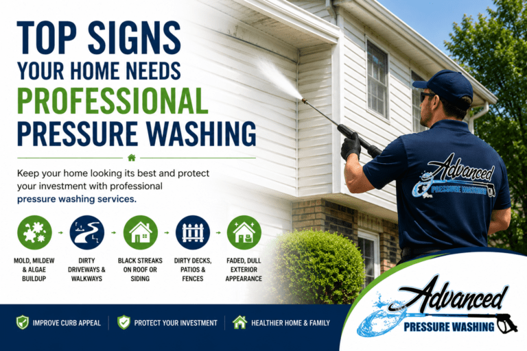 Top Signs Your Home Needs Professional Pressure Washing